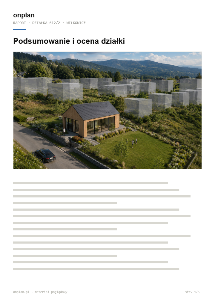 Raport onplan — strona 1