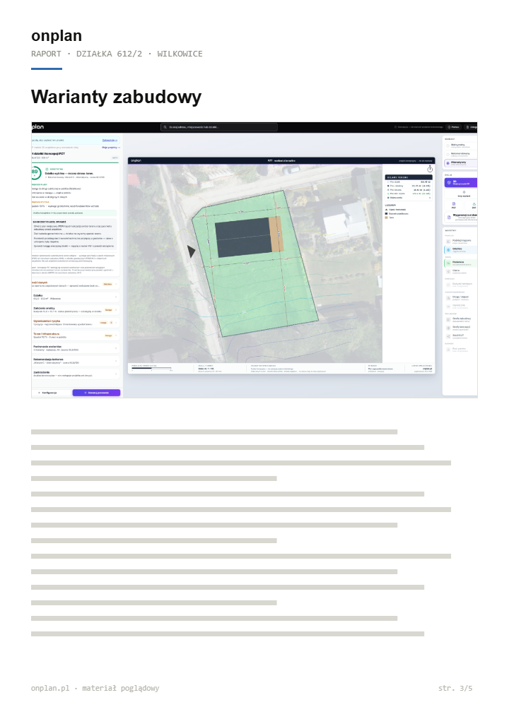Raport onplan — strona 3